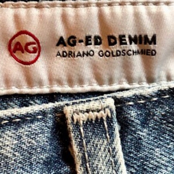 🆕 AG Adriano Goldschmied Alexxis Vintage High-Rise Wedgie Shorts Size 31 - Picture 2 of 9